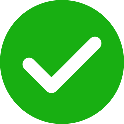 Green checkmark